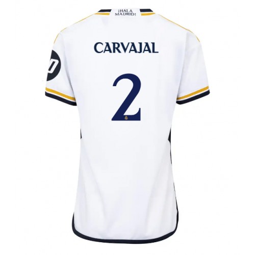 Dres Real Madrid Daniel Carvajal #2 Domaci za Žensko 2023-24 Kratak Rukav